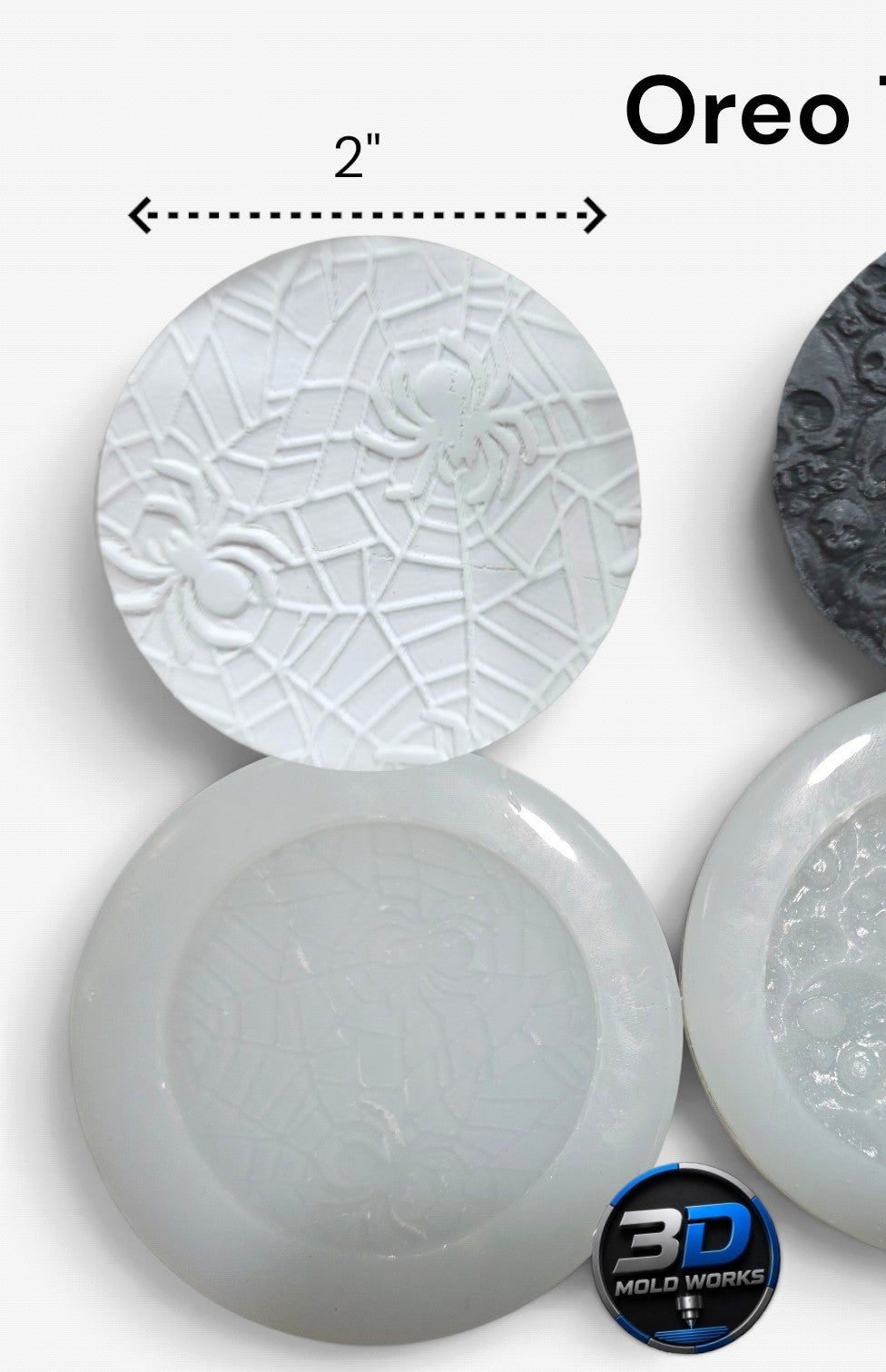 Spider Oreo Silicone Mold - Halloween
