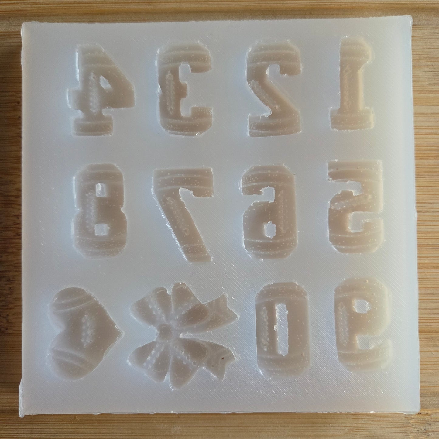 Football Numbers Silicone Mold - NEW