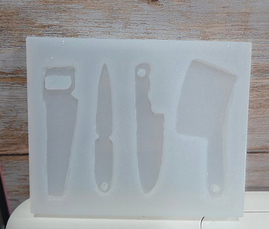 Knife Set Silicone Mold - Halloween