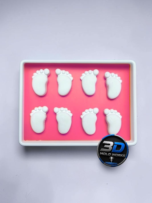Mini Baby Feet Silicone Mold
