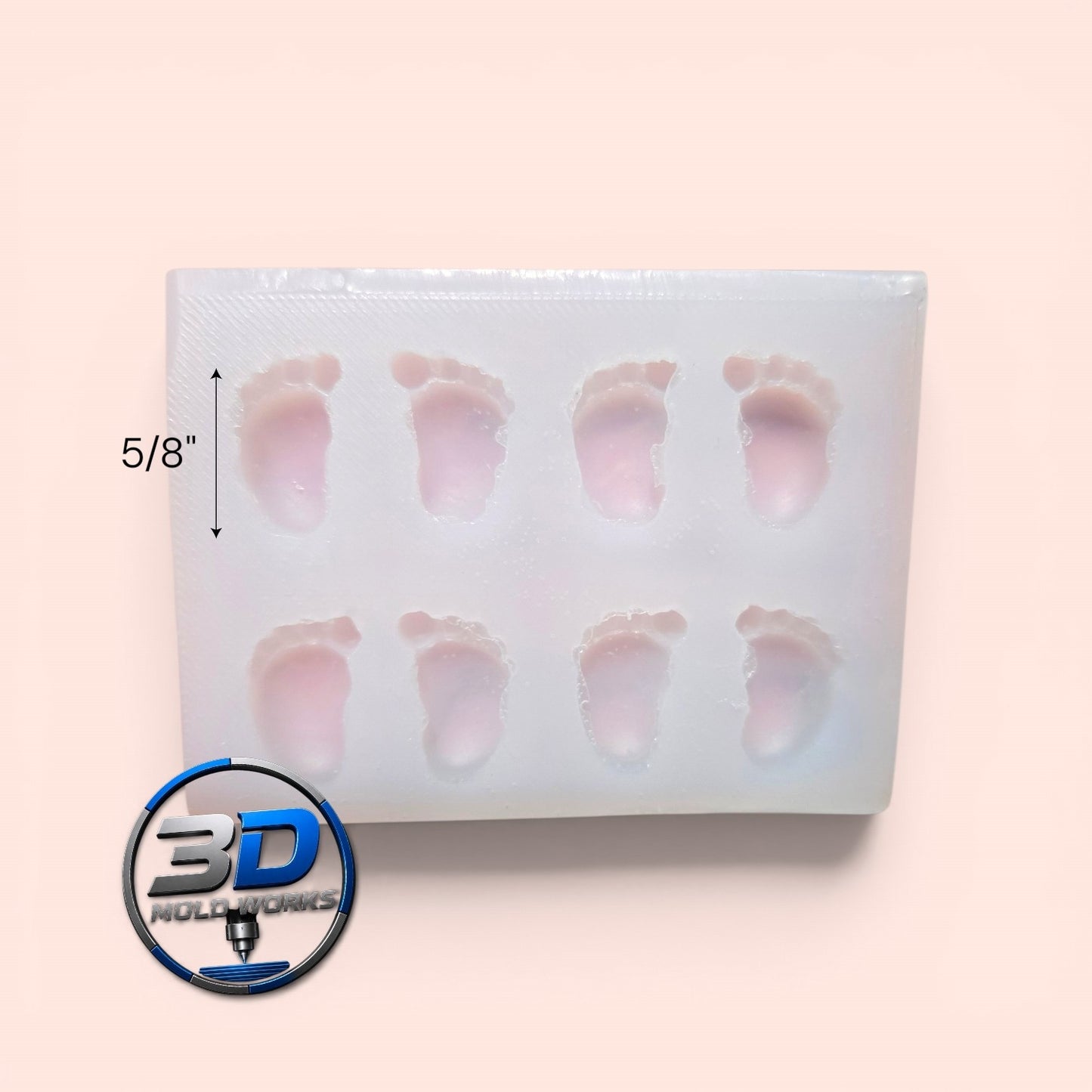 Mini Baby Feet Silicone Mold