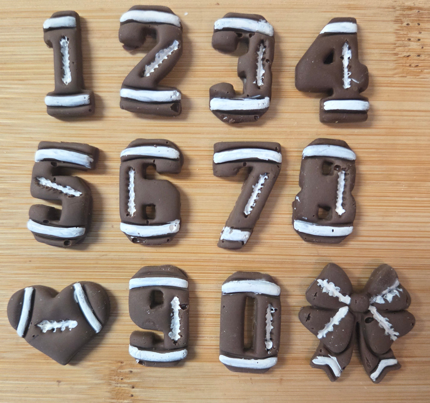 Football Numbers Silicone Mold - NEW