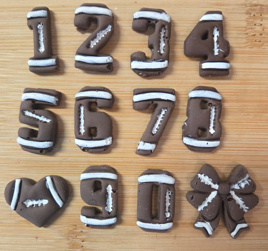 Football Numbers Silicone Mold - NEW