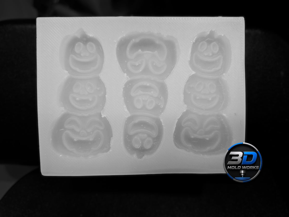Pumpkin Stack Silicone Mold - Halloween