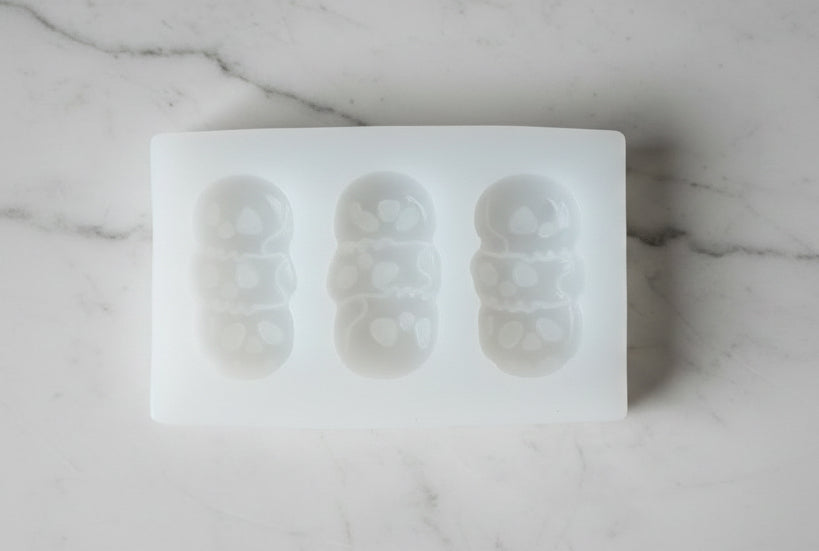 Skull Stack Silicone Mold - Halloween