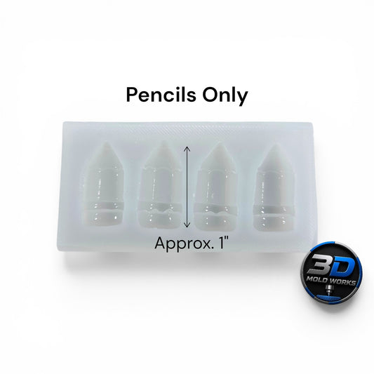 Mini Pencil Silicone Mold - NEW