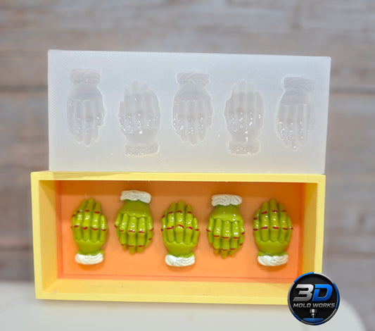 Zombie Hand Silicone Mold - Halloween