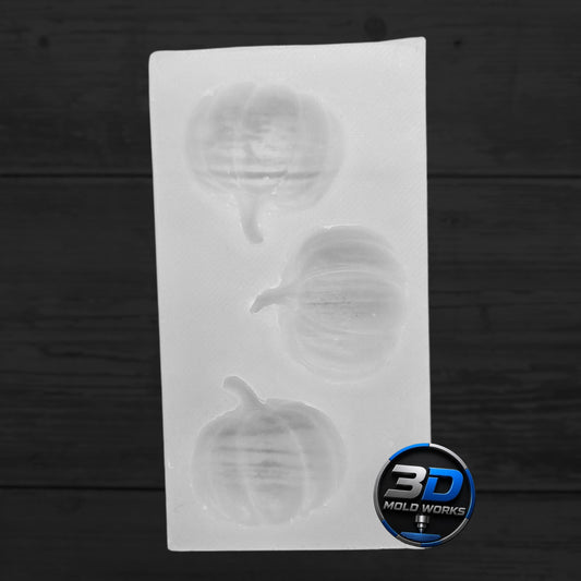 Pumpkin Trio Silicone Mold - Halloween